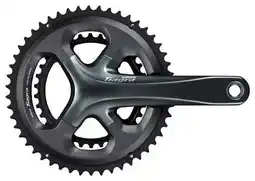 Decathlon SHIMANO Crankset Tiagra 4700 2x10 versnellingen Compact 52-36 Tanden Zilver aanbieding