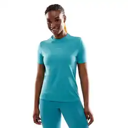 Decathlon Dames Fitness shirt met korte mouwen Euphoria Blauw aanbieding