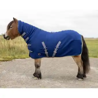 Decathlon Fleecedeken voor shetland met nekdekking QHP aanbieding