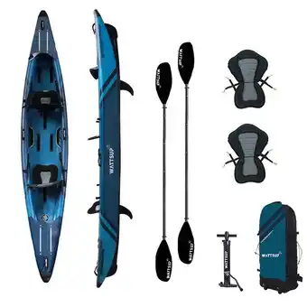 Decathlon Opblaasbare kajak - tweepersoons - Torpedo 2P - 426 x 78 aanbieding
