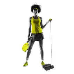 Decathlon Swingball-set REFLEX TENNIS PRO Zwart aanbieding