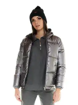Decathlon Leone dames donsjack met volledige ritssluiting Greyss aanbieding