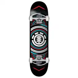 Decathlon Skateboard Pro Element Hatched Red Blue 8.0'' aanbieding