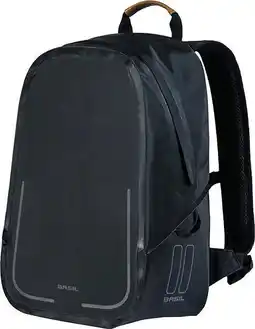 Decathlon Fietsrugzak Urban Dry Backpack 18 liter 27 x 16 x 45 cm - mat zwart aanbieding