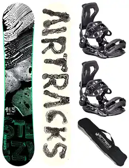 Decathlon Snowboardset Heren: Steeze Hybrid Rocker + Master Binding Maat L + SB Tas aanbieding