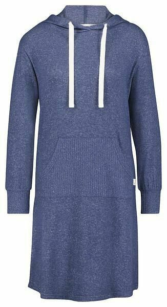 HEMA HEMA Dames Nachthemd Met Capuchon Viscose Donkerblauw (donkerblauw) aanbieding