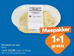 OKay Eiersalade met spek 160 g aanbieding