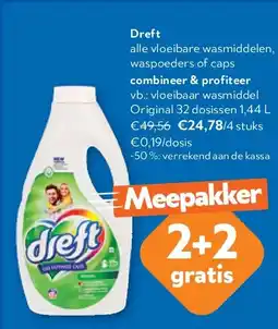 OKay Dreft vloeibaar wasmiddel Original 32 dosissen 1,44 L aanbieding