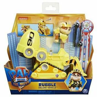 ToyChamp PAW Patrol the Movie luxe voertuig met Rubble aanbieding