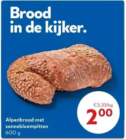 OKay Alpenbrood met zonnebloempitten 600 g aanbieding