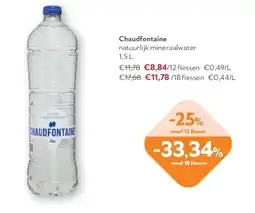 OKay Chaudfontaine natuurlijk mineraalwater 1,5 L aanbieding