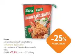 OKay Knorr pastasnack Tomato & mozzarella 63 g aanbieding