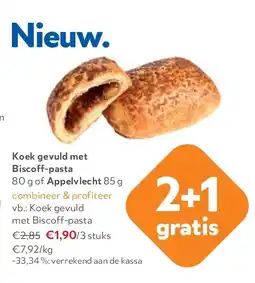 OKay Koek gevuld met Biscoff-pasta aanbieding