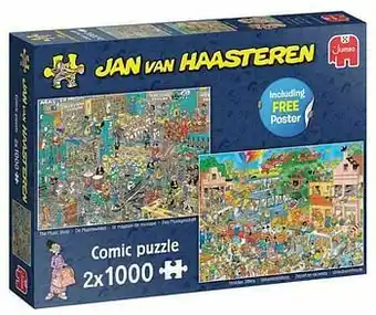 ToyChamp Jan van Haasteren puzzel De Muziekwinkel & Vakanti aanbieding