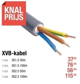Cevo XVB-kabel aanbieding