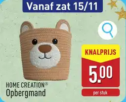 ALDI Home Creation Opbergmand aanbieding