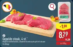 ALDI Gepelde steak aanbieding