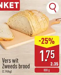 ALDI Vers wit Zweeds brood aanbieding