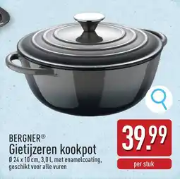 ALDI Bergner Gietijzeren kookpot aanbieding