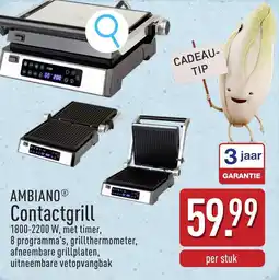 ALDI Ambiano Contactgrill aanbieding