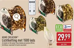 ALDI Home creation Lichtketting met 1500 leds aanbieding