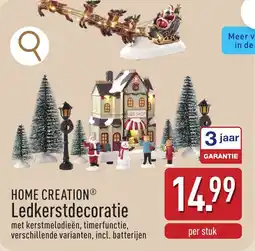 ALDI Home creation ledkerstdecoratie aanbieding
