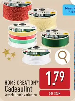 ALDI Home creation cadeaulint aanbieding