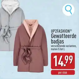 ALDI UP2FASHION Gewatteerde badjas aanbieding