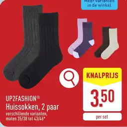 ALDI UP2FASHION Huissokken aanbieding