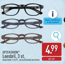 ALDI UP2FASHION Leesbril aanbieding