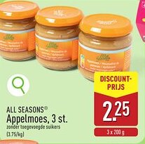 ALDI All Seasons Appelmoes aanbieding