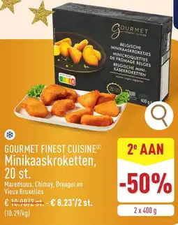 ALDI Gourmet finest cuisine minikaaskroketten aanbieding