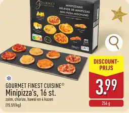 ALDI Gourmet finest cuisine Minipizza's aanbieding