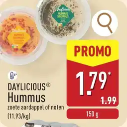ALDI Daylicious hummus aanbieding