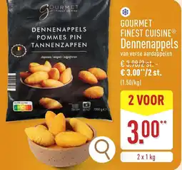 ALDI Gourmet finest cuisine dennenappels aanbieding