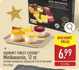 ALDI Gourmet finest cuisine minibavarois aanbieding