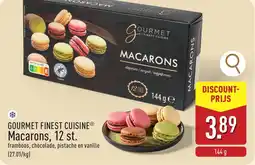 ALDI Gourmet finest cuisine macarons aanbieding
