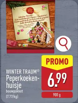 ALDI Winter traum peperkoekenhuisje aanbieding
