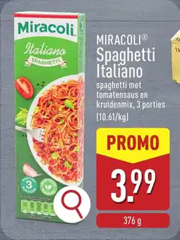 ALDI Miracoli Spaghetti Italiano aanbieding