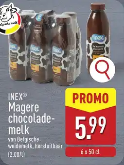 ALDI Inex Magere chocolademelk aanbieding