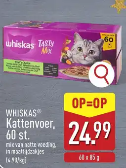 ALDI Whiskas kattenvoer aanbieding
