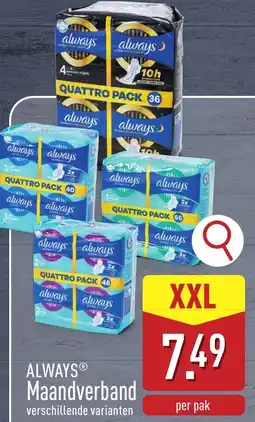 ALDI Always maandverband aanbieding