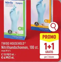 ALDI Twido household nitrilhandschoenen aanbieding