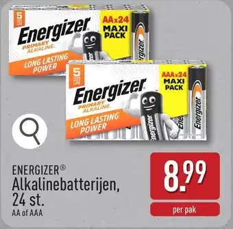 ALDI Energizer Alkalinebatterijen aanbieding