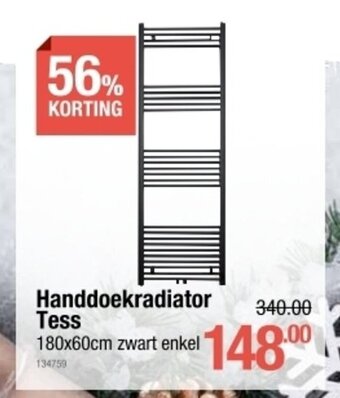 Cevo Handdoekradiator Tess aanbieding