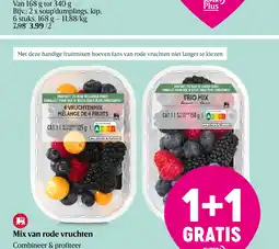 Delhaize Mix van rode vruchten aanbieding
