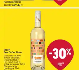 Delhaize BOOP Best Of Our Planet aanbieding