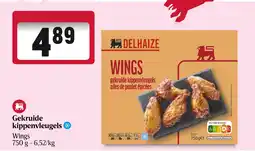 Delhaize Gekruide kippenvleugels aanbieding