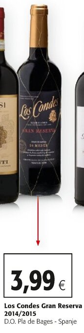 Colruyt Los Condes Gran Reserva 2014/2015 aanbieding