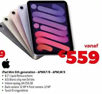 Selexion iPad Mini 6th generation - APMK7/8 - APMLW/X aanbieding